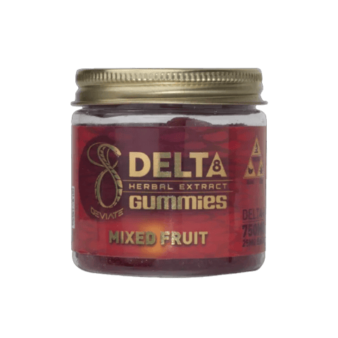 DEVIATE 750mg Delta-8 Mixed Fruit Gummies